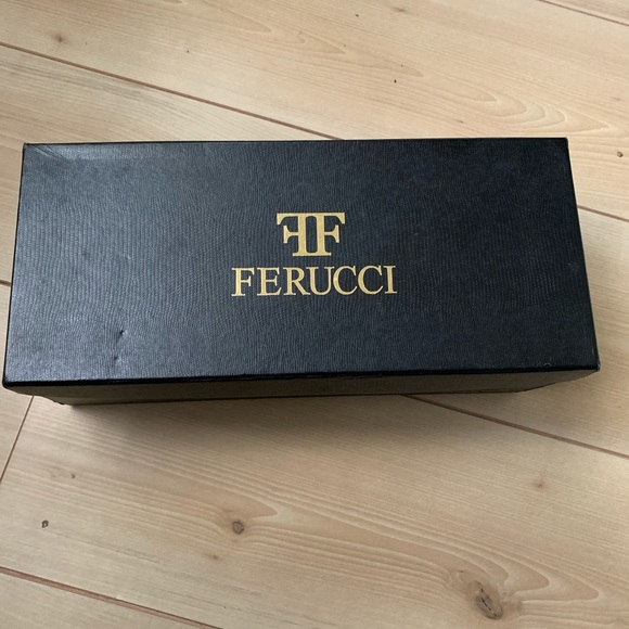 Red Ferucci spiked loafers